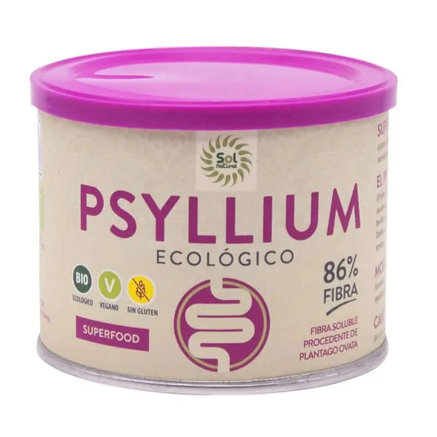 Solnatural Flohsamenschalenpulver Bio , 200 gr