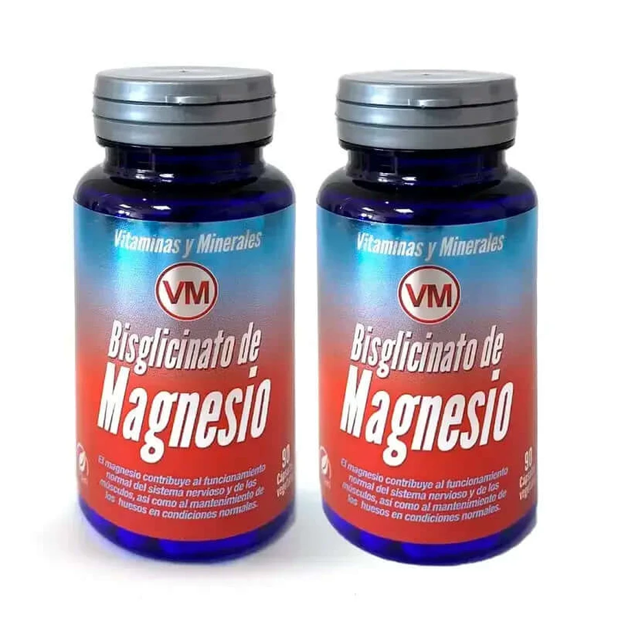 Ynsadiet Magnesium Bisglycinate, pack 2 x 90 capsules