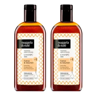 Nuggela & amp ; Sule Premium Shampooing à l'extrait d'oignon Cheveux lâches et gras, pack 2 x 250 ml