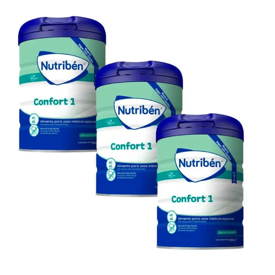 Nutribén Confort 1 Melkstarter, 3 x 800 gram