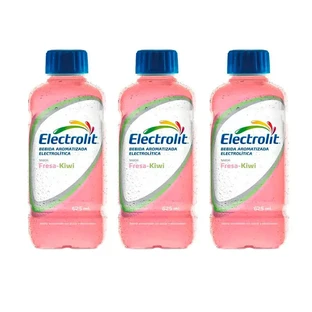 Strawberry-Kiwi electrolyte drink with electrolyte, pack 3 x 625 ml