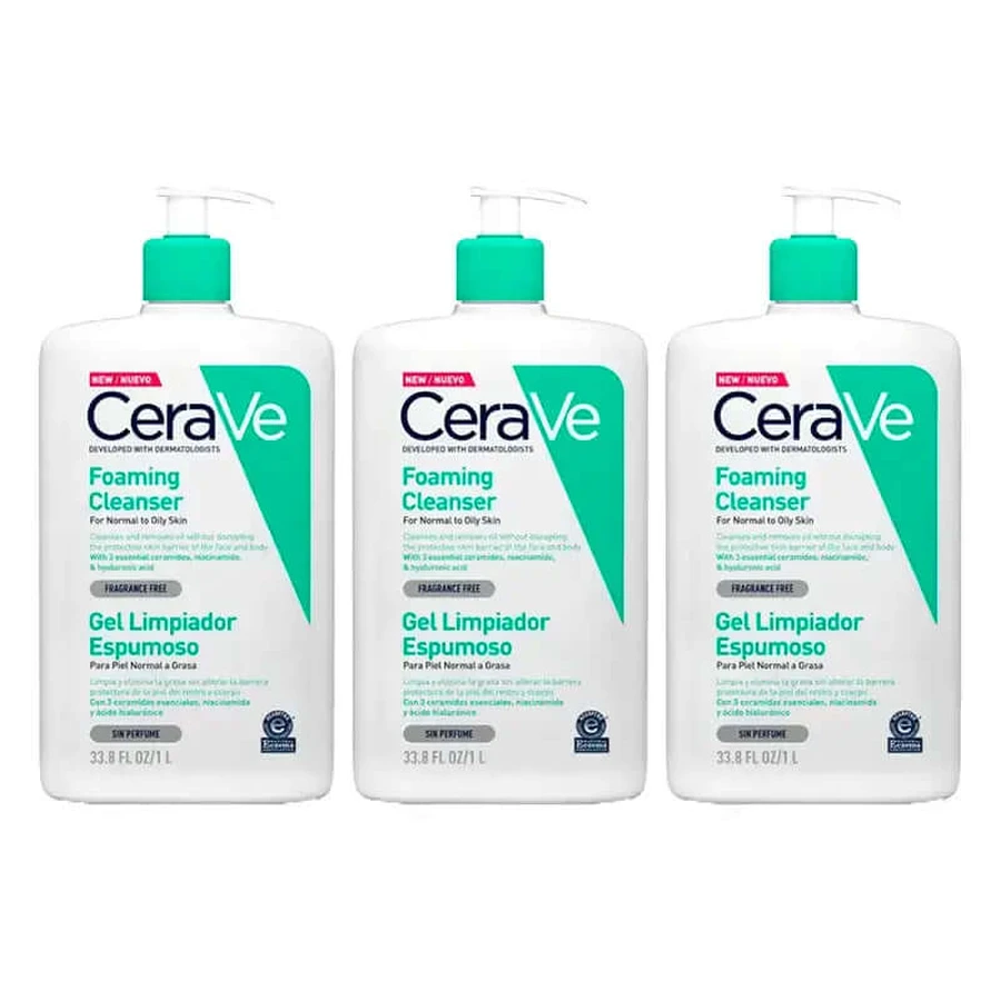 CeraVe Triplo Foaming Cleansing Gel, 3X1L