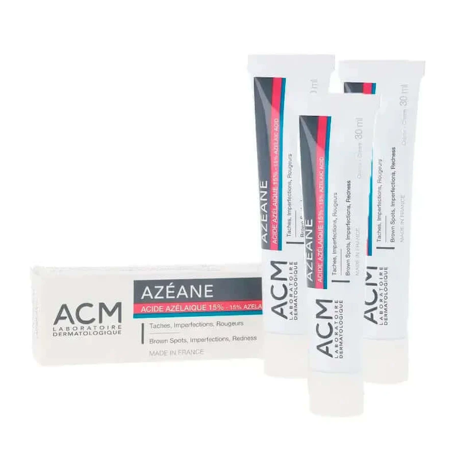 Acm Laboratoires Azeane Azelaïnezuur 15% Crème Pack 3 x 30Ml.