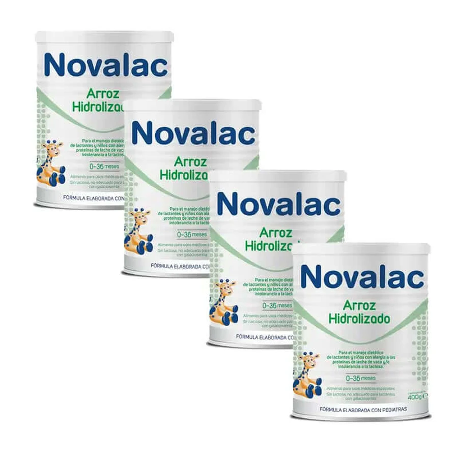 Novalac Gehydrolyseerde rijst, pak 4 X 400 g