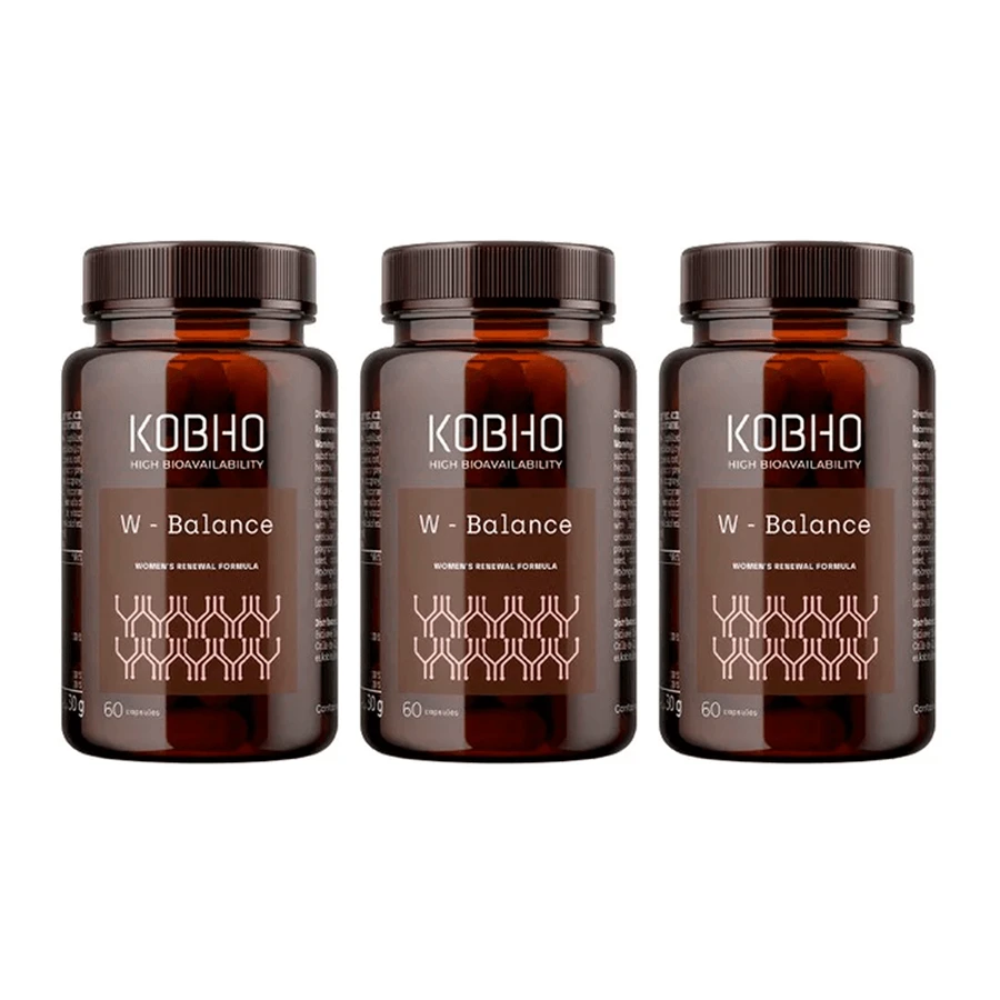 Kobho Labs Triplo W- Balance Supplement, 3 x 60 capsules