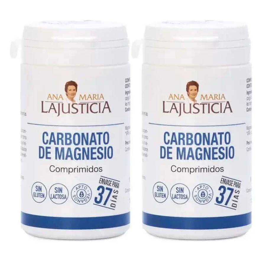 Ana Maria Lajusticia Magnesiumcarbonaat, verpakking 2 x 75 tabletten