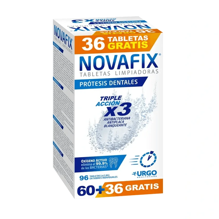 Novafix Triple Action Reinigungstabletten, 96 Stück