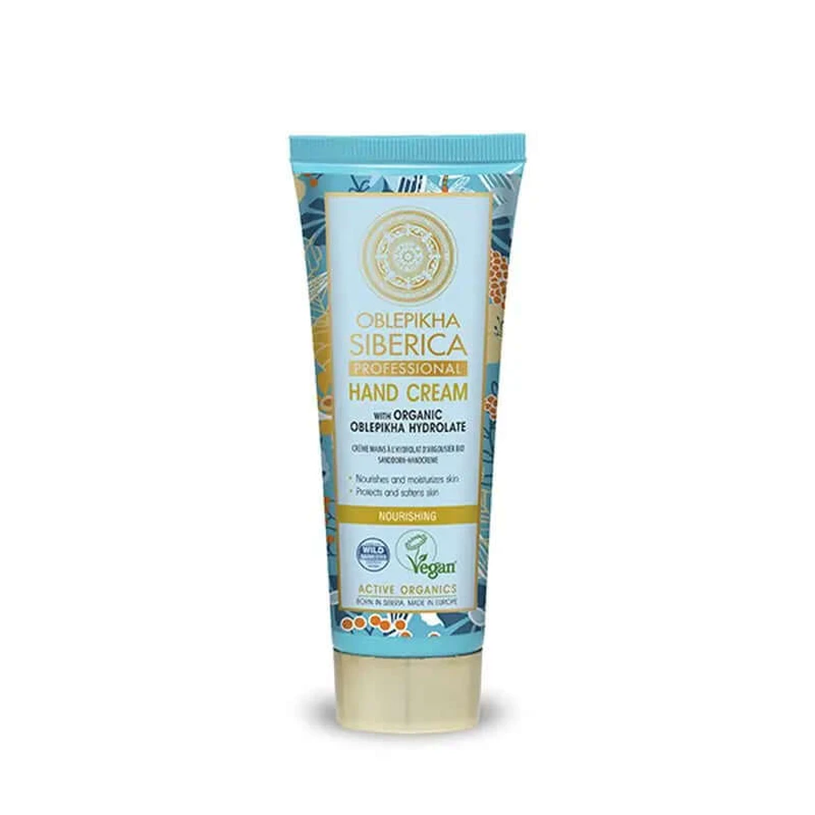 Natura Siberica Oblepikha Crema Nutritiva de Manos Espino Amarillo Na, 75 ml