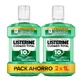 Listerine Mouthwash to protect teeth and gums, fresh mint, pack of 2X1L
