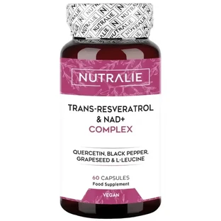 Nutralie Trans Resveratrol & Nad+ Complex met Quercetine + Piperine, 60 capsules