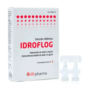 Idroflog ophthalmic solution, 15 single doses