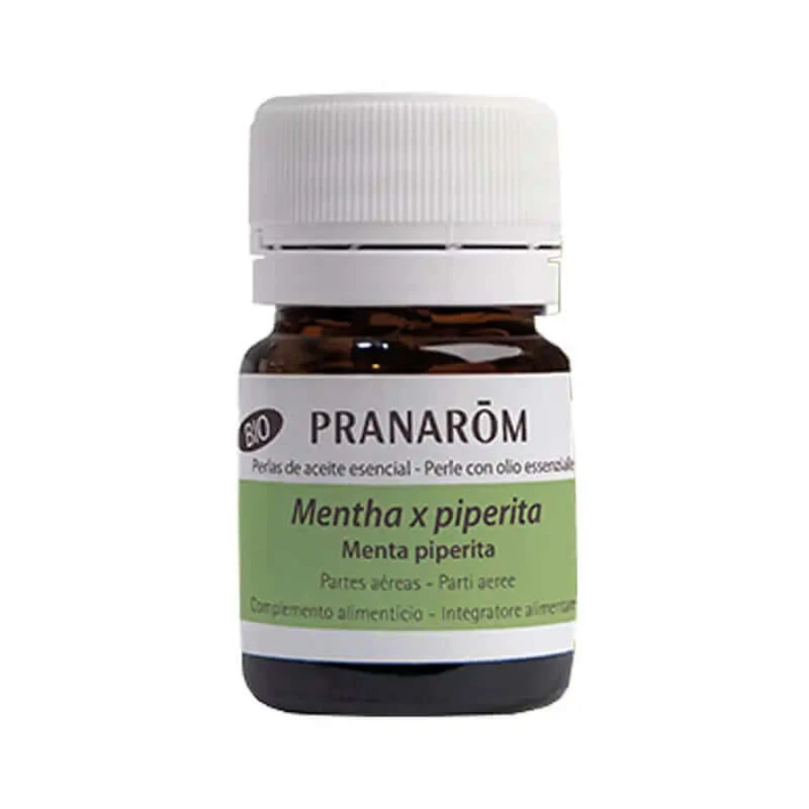Pranarôm Ätherisches Bio-Pfefferminzöl Perle 60 Perlen