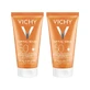 Vichy Duplo Capital Soleil Gezichtscrème Spf50+, 2X50 Ml