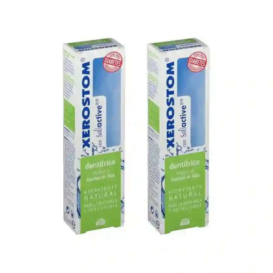 Biokosmetik Xerostom Zahnpasta für trockenen Mund, 2X50 Ml