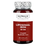 Nutralie Fer Liposomal 30Mg + B6 + B12 Fatigue et fatigue, 60 gélules