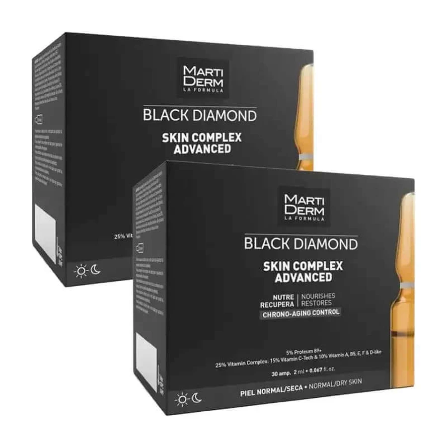 Martiderm Black Diamond Skin Complex Advanced, pack 2 x 30 vials
