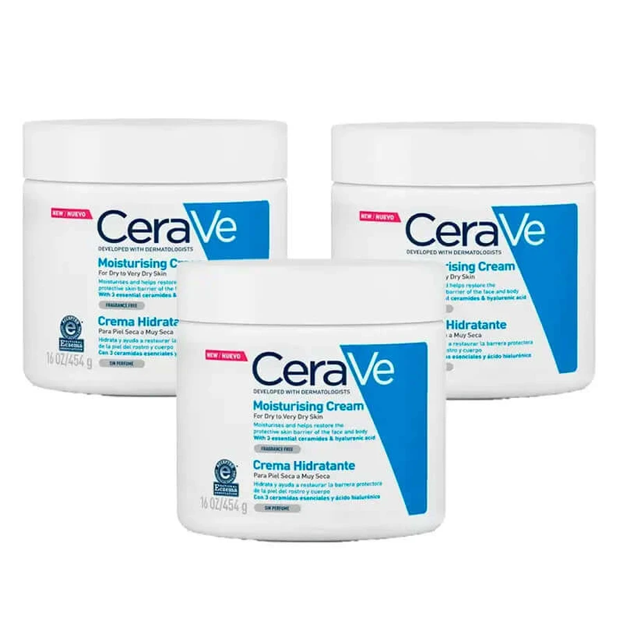 CeraVe Triplo Crema Hidratante, 3X454 Gr