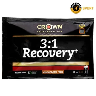 Crown Sport Nutrition 3:1 Recovery+ Chocolade Single Serve, 50 g