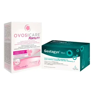 Ovosicare Fertility, 60 Capsules + Gestagyn Men, 60 Capsules