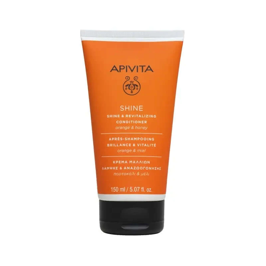 APIVITA Shine and Vitality Conditioner for all hair types with orange and honey 150 ml