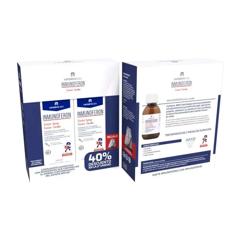 Inmunoferon Defensas Doble Envase Junior Jarabe 150 Ml
