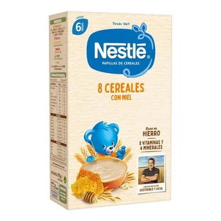 Nestlé Baby Food 8 Cereales con miel , 475g