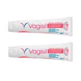 Envase 2 Vagisil Gel hidratante íntimo con efecto calor, 30gr