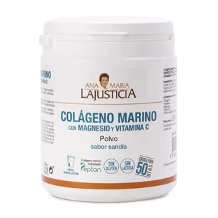Ana Maria Lajusticia Colágeno marino con magnesio y vitamina C, sabor sandía, 350gr