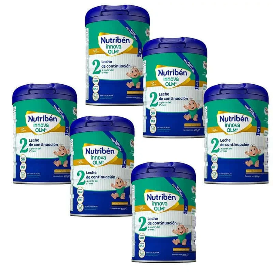Nutribén Innova 2 Leche de continuación, 6 X 800 g