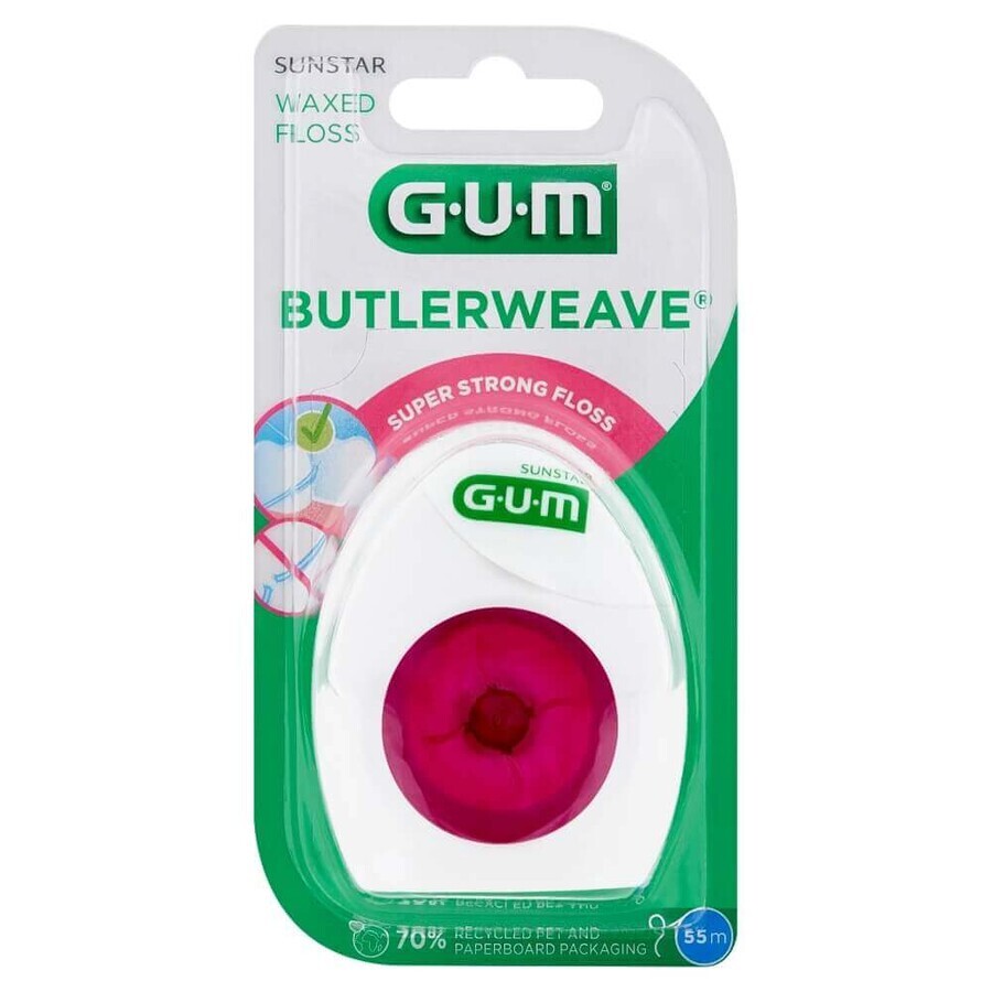 Comprar Hilo dental - Butlerweave Waxed, 55 m, Sunstar Gum Hilo dental - Butlerweave Waxed, 55 m, Sunstar Gum