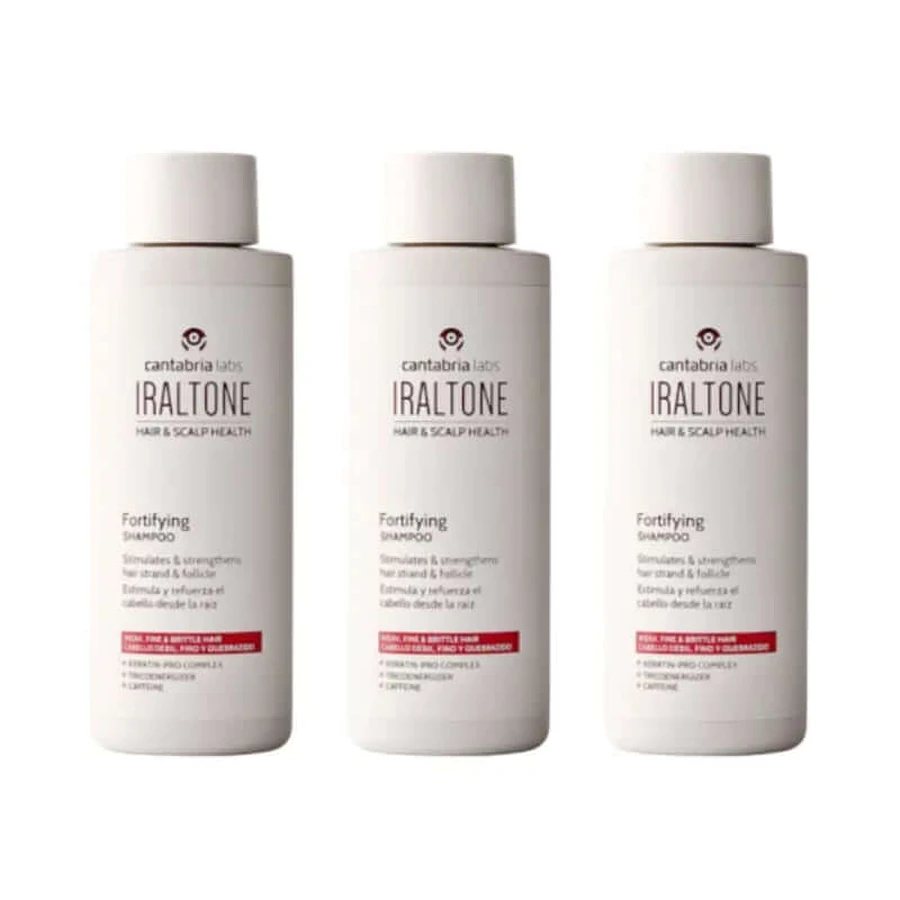 Iraltone stärkendes Shampoo, 3 x 200 ml Packung