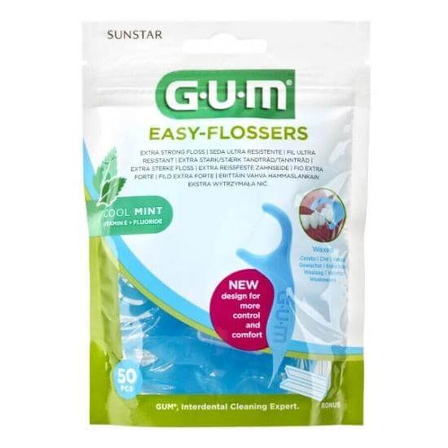 Comprar Seda dental Easy Flossers sabor menta, 50 unidades, Sunstar Gum Seda dental Easy Flossers sabor menta, 50 unidades, Sunstar Gum