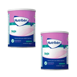 Nutribén Gehydroliseerde sojamelk, 2 X 400g