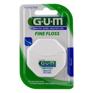 Tandzijde Fijn flosdraad gewaxt, 55 m, Sunstar Gum