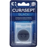 Fil dentaire noir ciré à la chlorhexidine, 20g, Curasept
