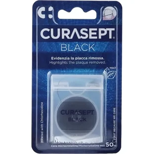 Ata dentara neagra cerata cu clorhexidina, 20g, Curasept
