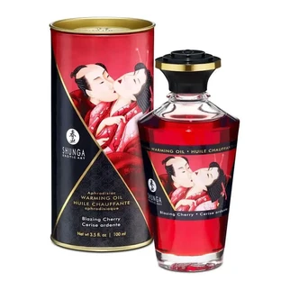 Hete massageolie Shunga Brandende Kers