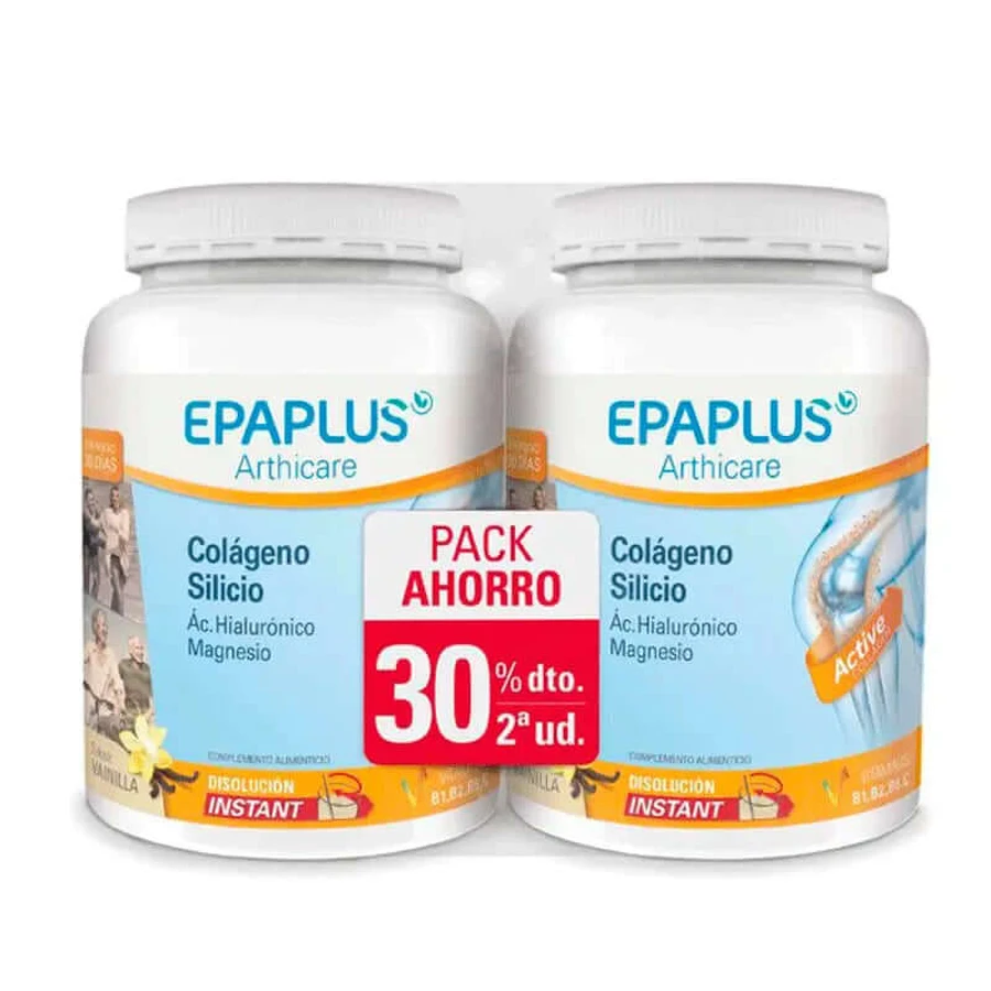 Epaplus Duplo Joints Collagen + Silica vanilla flavor, 2x326 grams