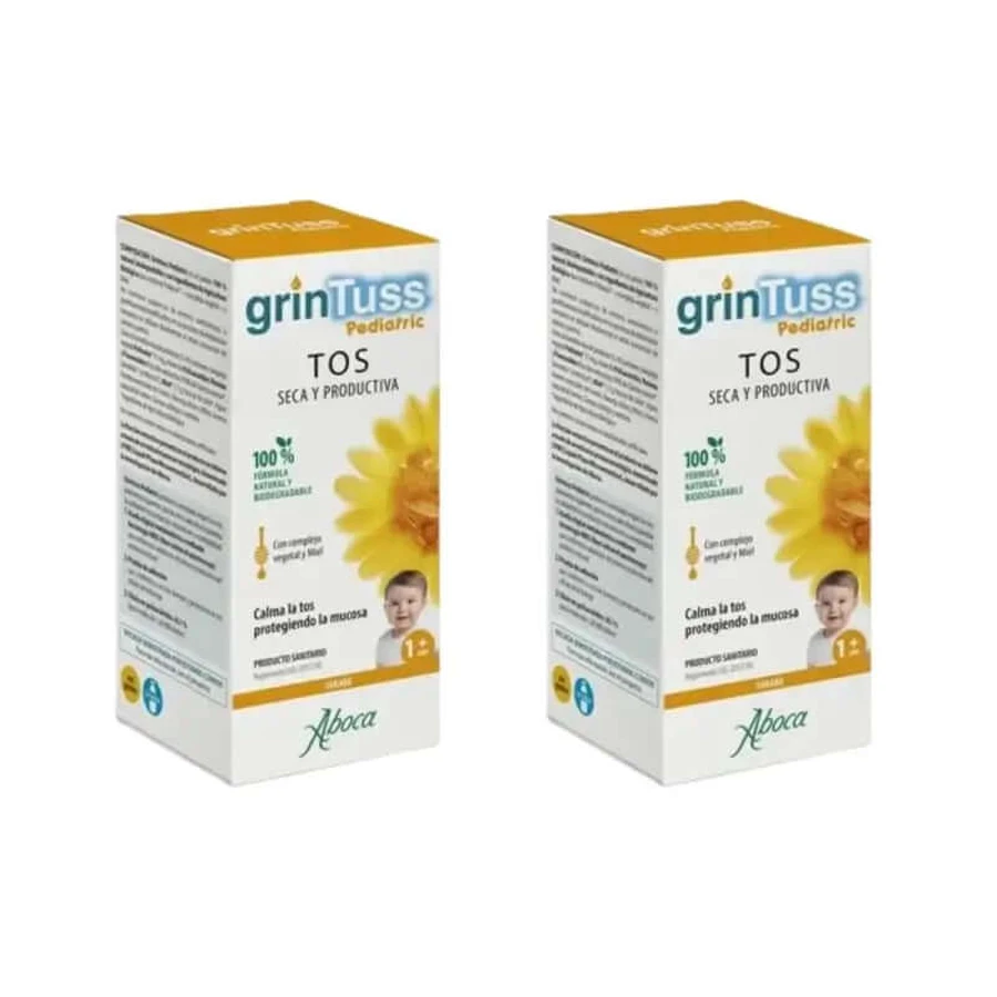Aboca Grintuss jarabe pediátrico, 2x180 gr