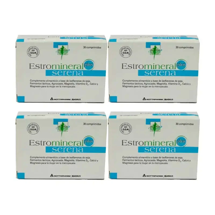 Estromineral Serena Plus, Packung mit 4 x 30 Tabletten