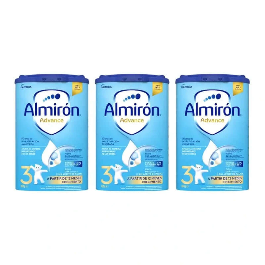 Almirón Advance 3, pack 3 x 800g