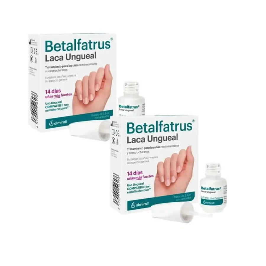 Betalfatrus Nail Polish, 2X3.3 Ml