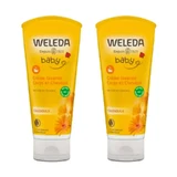 Weleda Calendula babyshampoo en douchegel, 2 x 200 ml
