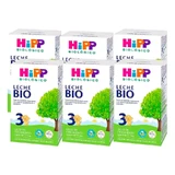 Hipp Organic Leche de crecimiento 3, envase 6 x 500 g