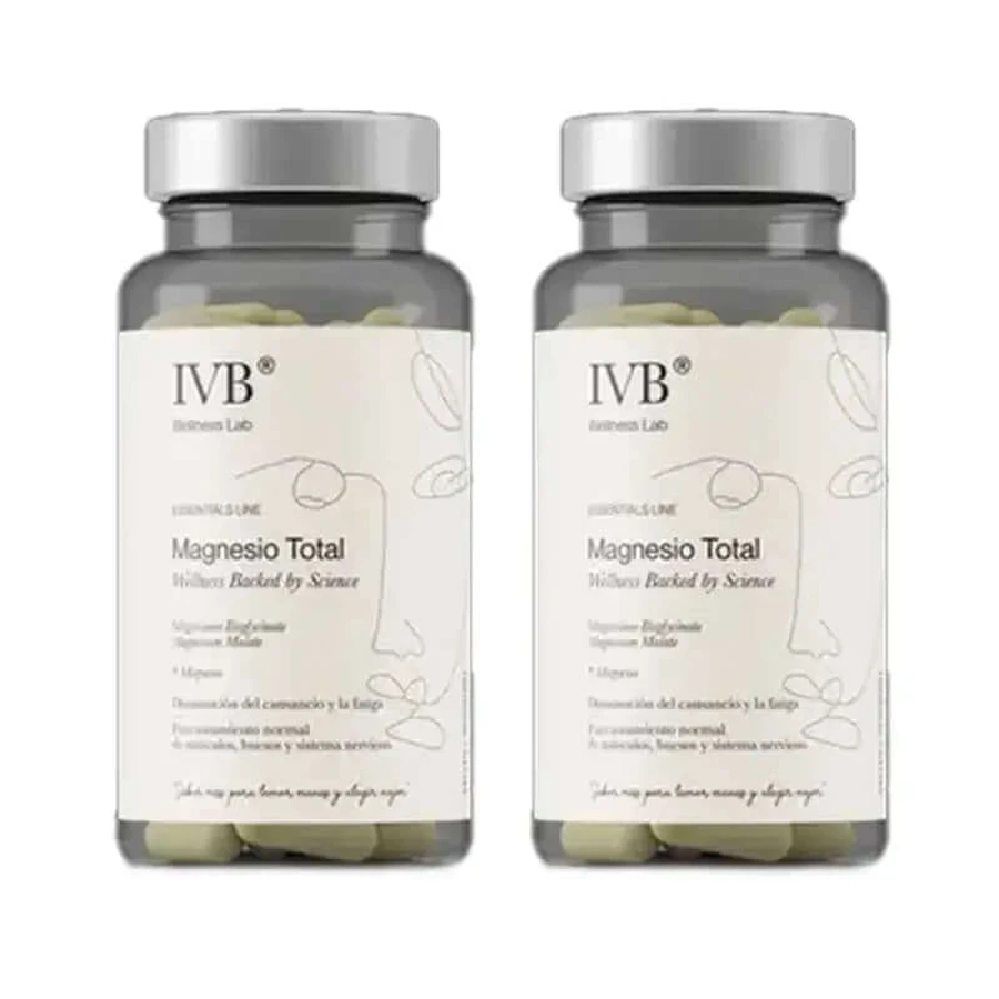 Ivb Wellness Lab 60 gélules magnésium total, pack 2 x 60 gélules