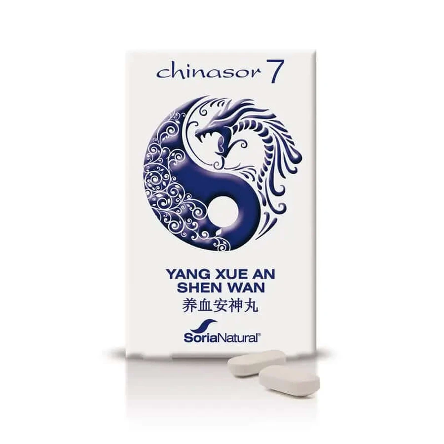 Soria Natural Chinasor 7 Yang Yang Xue An Shen Wan , 30 comprimés