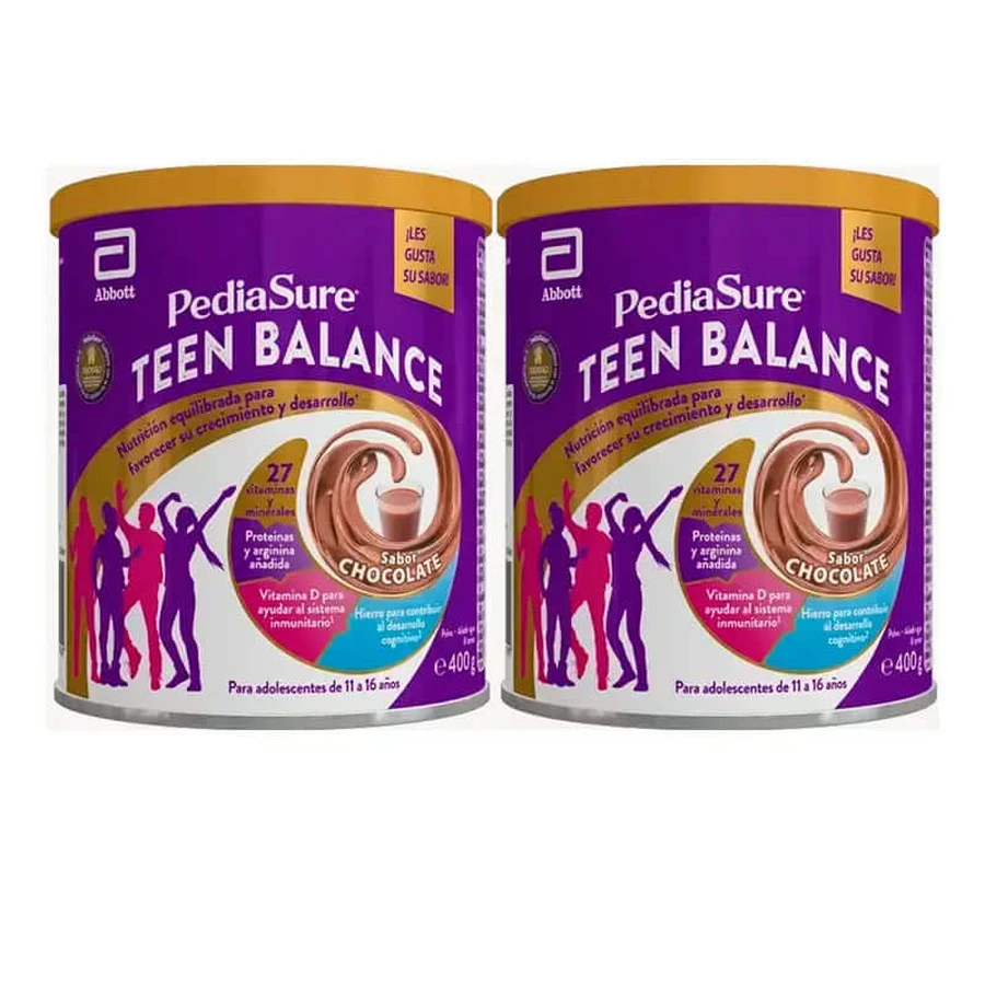 Pediasure Teen Balance Chocolate Powder Food supplement for teens, pack 2 x 400 g