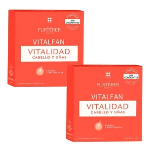 Rene Furterer Vitalfan Vitalité Cheveux et Ongles, paquet de 2 x 30 gélules