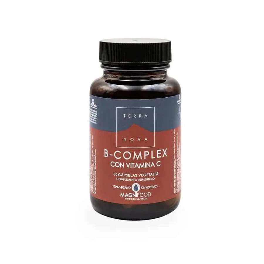 Terranova B Complex with vitamin C , 50 capsules