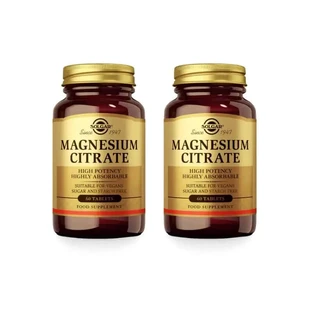 Magnesiumcitraat Solgar, 2x120 tabletten